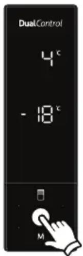 SHARP SJBA31IEDI2 - Temperaturinnstillinger for fryser - 1