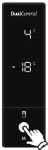 SHARP SJBA31IEDI2 - Freezer temperature settings - 1