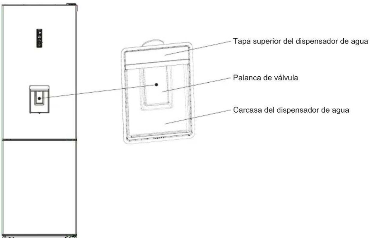 SHARP SJBA31IEDI2 - Conjunto del dispensador delantero de agua - 1