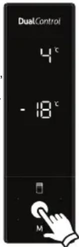 SHARP SJBA31IEDI2 - Definições de temperatura do congelador - 1