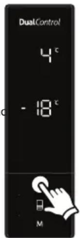 SHARP SJBA31IEDI2 - Definições da temperatura de arrefecimento - 1