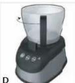 BLACK & DECKER FP2500IKT - How to Lock the Cover: - 1