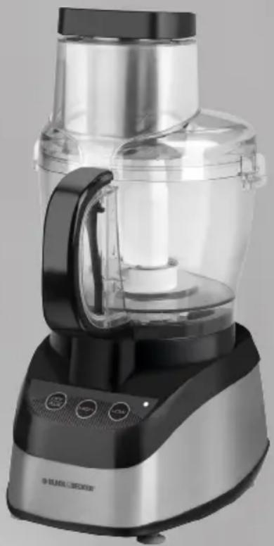 BLACK & DECKER FP2500IKT - Robot culinaire à grand orifice à rendement élevé - 1