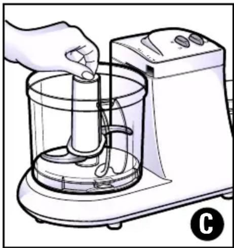 BLACK & DECKER FP1200 - Como usar la cuchilla para picar - 1