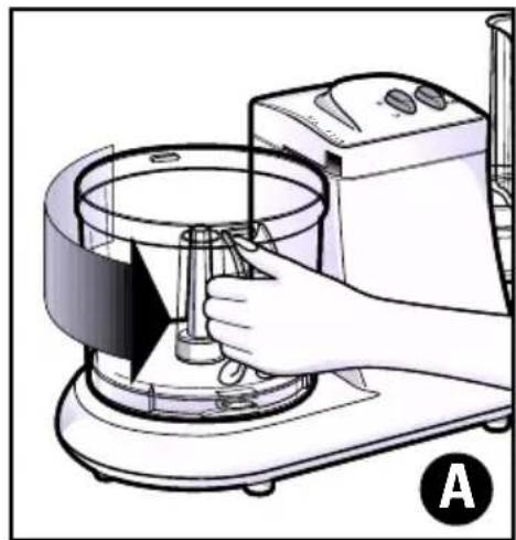 BLACK & DECKER FP1200 - Utilisation du disque éminceur-déchiqueteur - 1