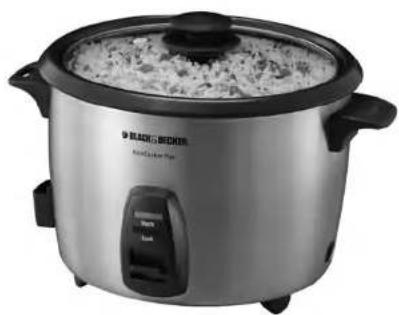 BLACK & DECKER RC865 - Cuit-riz de 24 tasses - 1