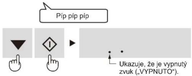 SHARP SJGC680VBK - Pro vypnutí zvuku („VYPNUTO“). - 1
