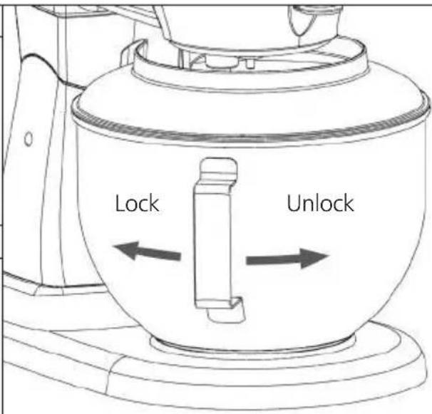 SHARP SAFK3003AL - How to Attached Beater, Dough Hook or Balloon Wisk - 1