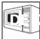 SHARP R343W - INBOUWKIT - 2