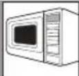 SHARP R270SLM - LABELA PROGRAMU AUTOMATYCZNE GOTOWANIE - 1
