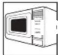 SHARP R270SLM - Plug in the oven. 1. - 2