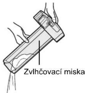 SHARP KC930EUW - Vyjměte ze zvlhčovaci misty zvlhčovaci filtr. Odstrante nahromadénou vodu pomalým nakloněním zvlhčovaci misty. - 2