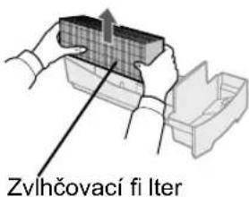 SHARP KC930EUW - Vyberte zo zvlhcovacej mistky zvlhcovacic filter. Odstrante nahromadenu vodu pomalym naklonenim zvlhcovacej mistky. - 1