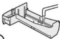 SHARP KC930EUW - Spülen Sie die Luftbefeuchtungswanne mit lauwarmem Wasser ab. - 1