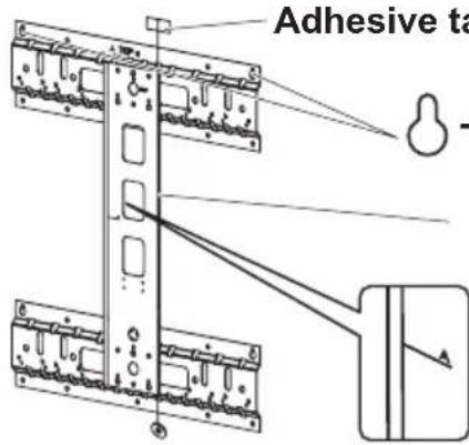 SHARP AN65AG2 - Determining a mounting location for the based brackets - 1
