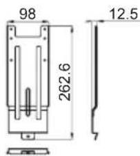 SHARP AN65AG2 - Schéma des dimensions extérieures - 2