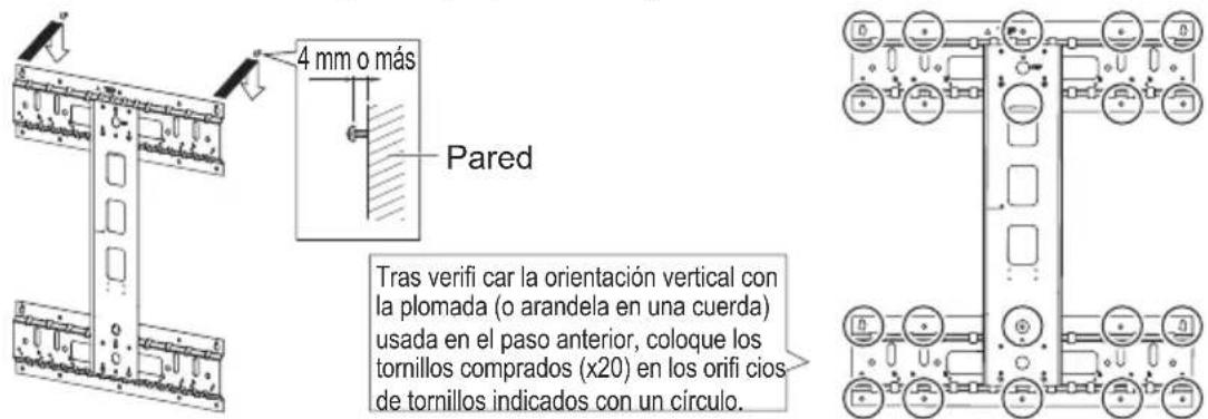 SHARP AN65AG2 - Apriete provisionalmente los tornillos - 1