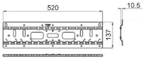 SHARP AN65AG2 - Dibujo de dimensiones exteriores - 1