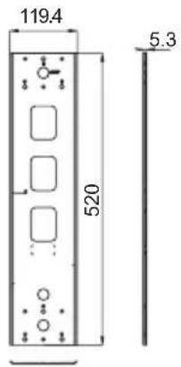 SHARP AN65AG2 - Dibujo de dimensiones exteriores - 4