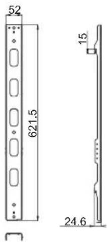 SHARP AN65AG2 - Schéma des dimensions extérieures - 5