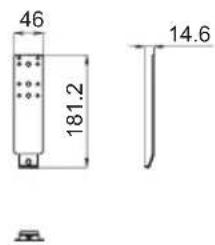 SHARP AN65AG2 - Dibujo de dimensiones exteriores - 3