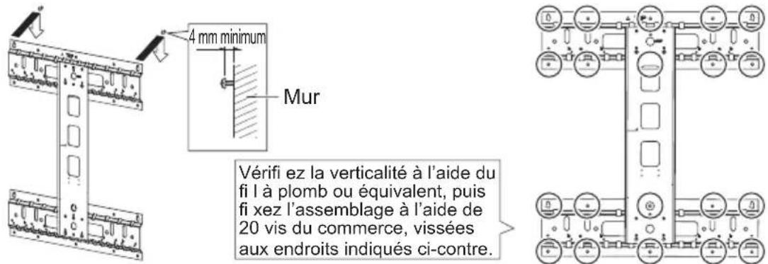 SHARP AN65AG2 - Mise en place temporaire des vis - 1