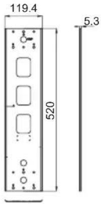 SHARP AN65AG2 - Schéma des dimensions extérieures - 4