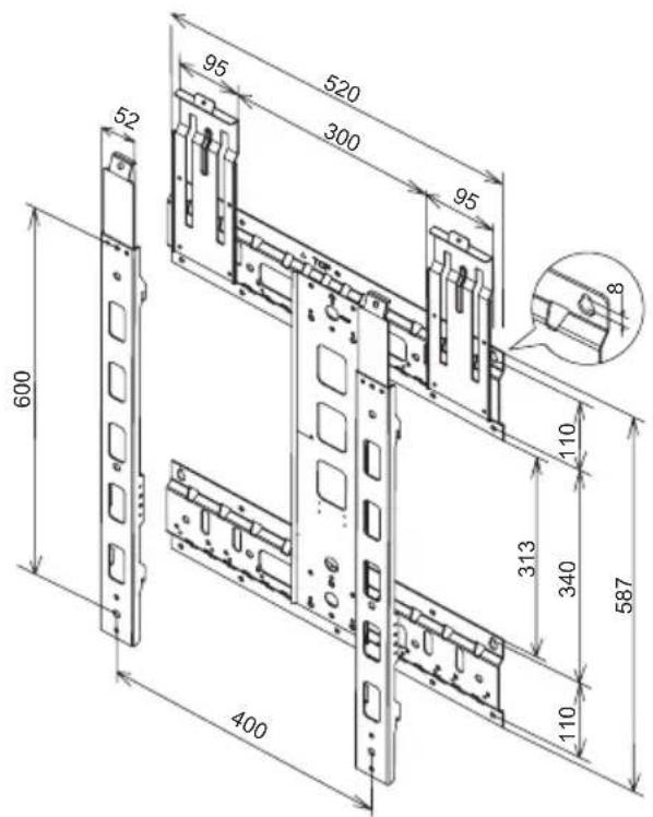SHARP AN65AG2 - Dibujo de dimensiones exteriores - 6