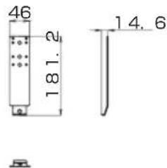SHARP AN65AG2 - 外形寸法図 - 3
