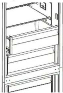 SHARP SJBA11IMXW1 - Removing the chiller shelf - 1