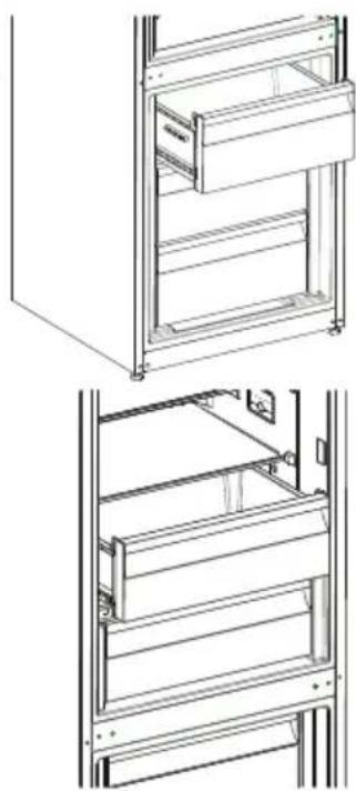 SHARP SJBA11IMXW1 - Compartment du concélateur - 1