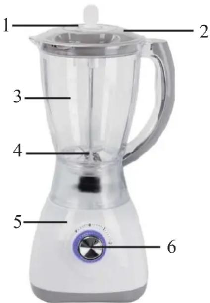 AFK SM400P.2L - Identification of parts - 2