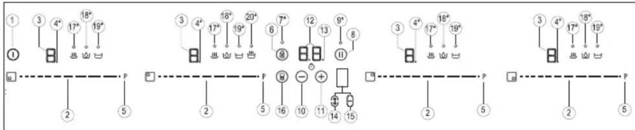 TEKA SPACE IZF 6424 - HANDHABUNGSELEMENTE Abb. 2 - 2