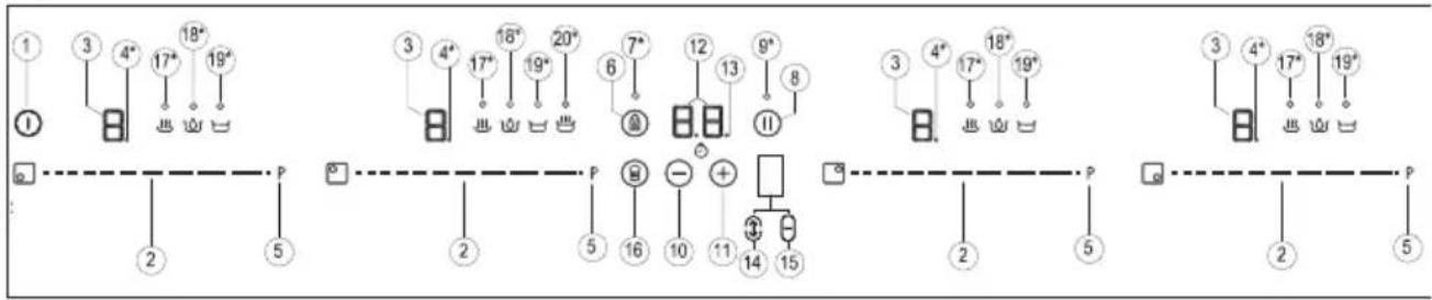 TEKA SPACE IZF 6424 - HANDLING ELEMENTS (fig. 2) - 1