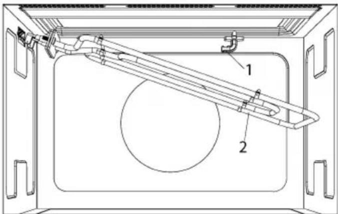 TEKA ML 822 BIS R - Plafond du four - 1