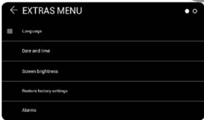 TEKA IOVEN INOX - SETTINGS - 1