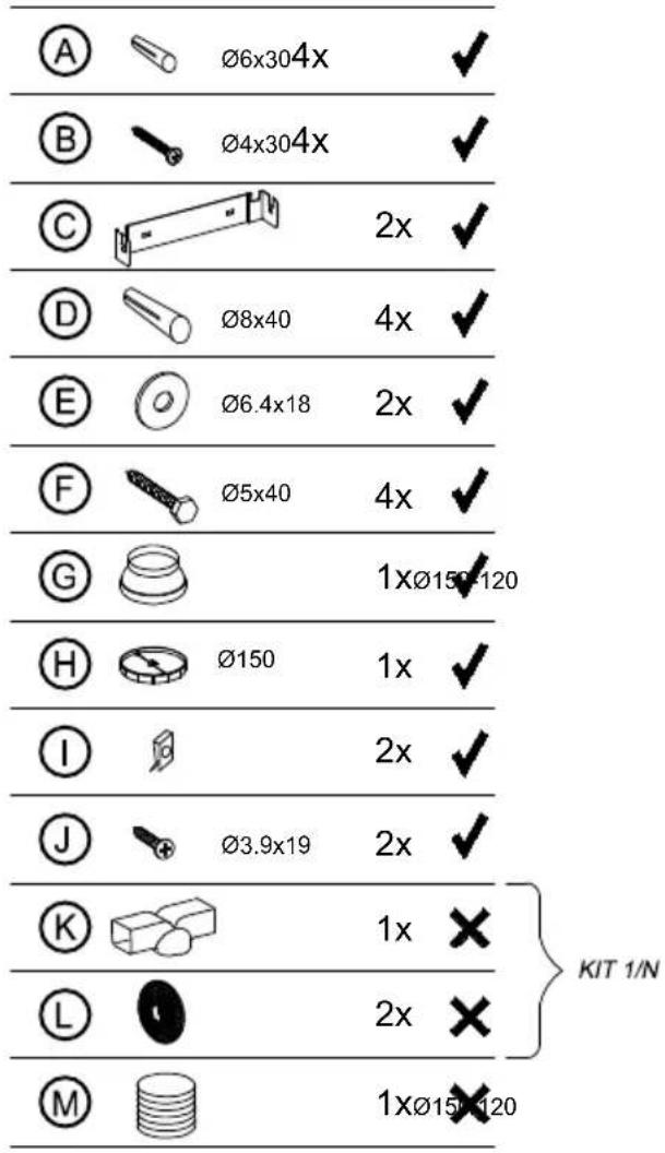 TEKA DPL 980 T - Active charcoal filters (Optional) - 1
