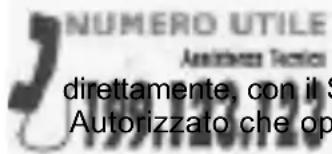 IBERNA PCPI5716ASX - UN SOLO NUMERO TELEFONICO PER OTTENERE ASSISTENZA - 1