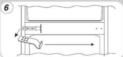 IBERNA IBC 313 A - REVERSING THE FRIDGE-FREEZER DOORS - 6