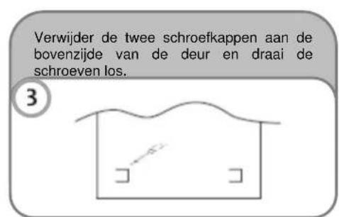 IBERNA ITUP 130S - DE DRAAIRICHTING VAN DE DEUR VERANDEREN - 3