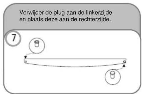 IBERNA ITUP 130S - DE DRAAIRICHTING VAN DE DEUR VERANDEREN - 7