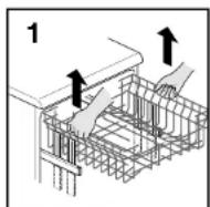 IBERNA LS LSI 77 - ADJUST BASKET TO THE LOWER POSITION: - 1