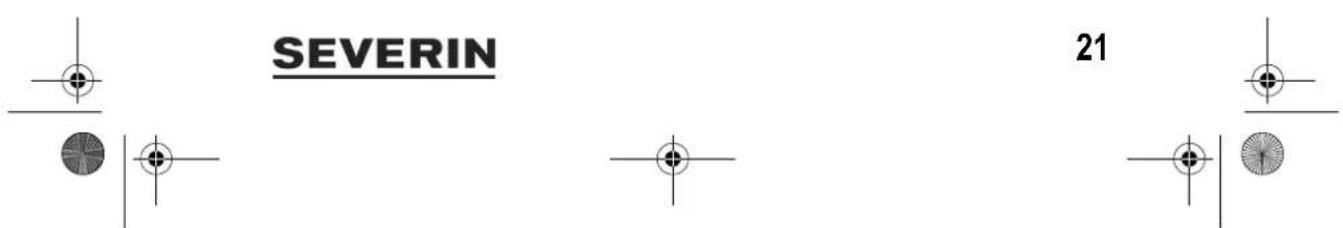 SEVERIN SC 7148 - Troubleshooting by yourself - 1