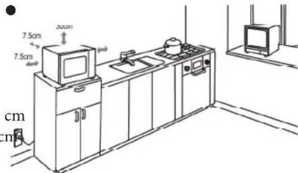 SEVERIN MW 9678 - Plaatsen van het apparatus - 1