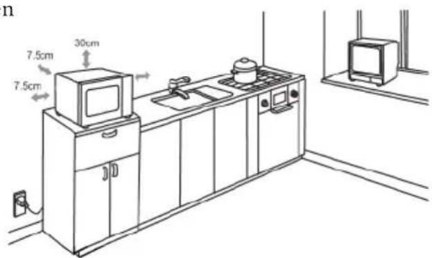 SEVERIN MW 9713 - Emplazar la unidad - 1