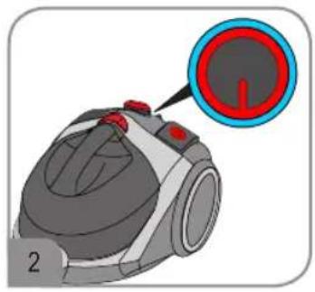 SEVERIN CY 7087 - Vaciado del deposito de polvo - 1