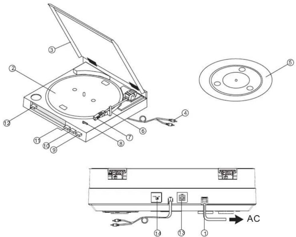 OK OTT2040 - DESIGNATION DES PIECES - 1
