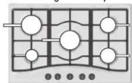 HOTPOINT-ARISTON PCN 752 TEXHA - Consejos practicos para el uso de los quemadores - 1