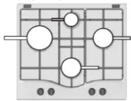 HOTPOINT-ARISTON FTGHG 751 DHA(BK) - Conselhos práticos para utilização dos queimadores - 2