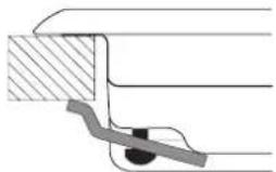 HOTPOINT-ARISTON DD 642 HA(WH) - Hook fastening diagram - 1